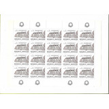 Argentina 20 Sellos Nº 1426 Plancha Mint Completa Año 1983