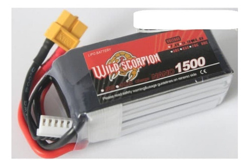 Wild Scorpion 1500mah Lipo Batería 11.1 V