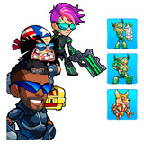 Super Skin Pack #1 - Compatible Con Brawlhalla