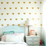 Vinilos Decorativos Pared Corazones 120 Unid 6cm