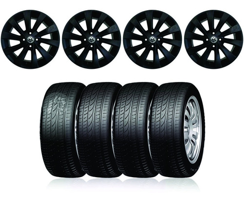 Kit 4 Llantas Scirocco 15 + 4 Neumaticos 185 60 R15 + Envio