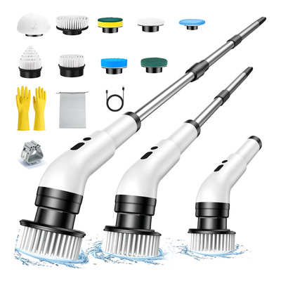 Cepillo Limpieza Electrico De Baño Cocina Inalámbrico 9 En 1 | Envío gratis