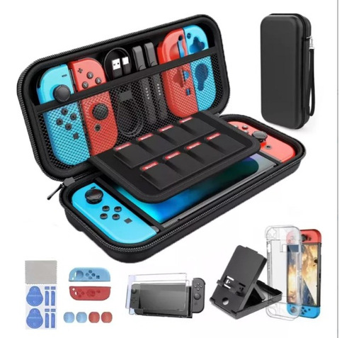 Kit De Protección Para Nintendo Switch, 16 Piezas