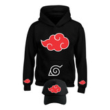 Buzo Naruto Con Capota Hoodie  Obsequio Gorra Trucker