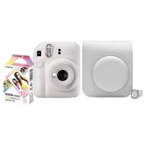 Câmera Instantânea Instax Mini 12 + 10 Filmes E Bolsa Branca