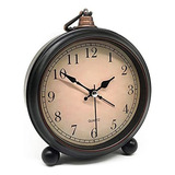 Reloj Despertador Analógico Retro Vintage  Reloj Pequeño Súp