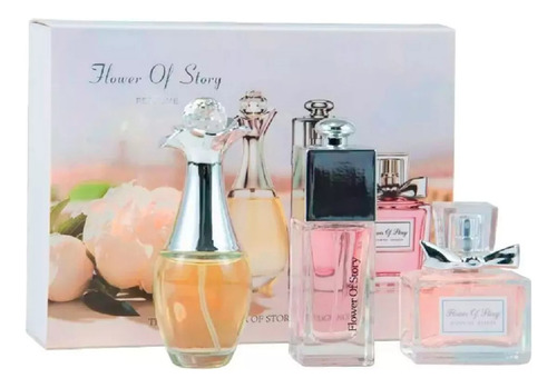 Set Mini Fragancia Corporal Perfume Mujer Dama Locion Regalo