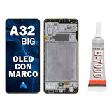 Modulo Tactil Display A32 4g Con Marco Oled + Pegamento