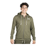 Campera Under Armour Sportstyle Terry Hombre Training Verde 