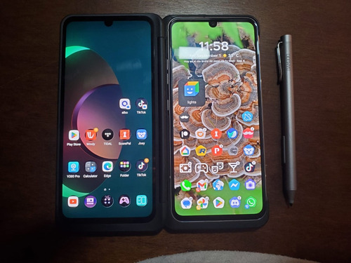 Celular LG V60 Con Pantalla Dual Y Lápiz Wacoom Bamboo