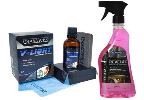 Kit Vitrificador De Farol V-light Polidor Revelax Vonixx