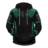 World Hero Mission Midoriya Izuku Cosplay Deku Sudadera Con