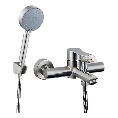 Llave Monomando Tina Ducha Grifo Para Pared Y Ducha De Mano