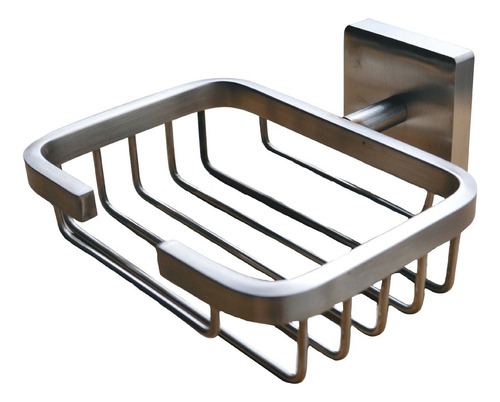 Jabonera Para Baño Con Soporte En Acero Inox.