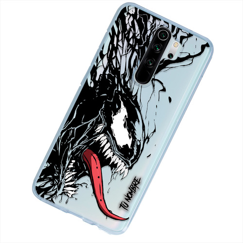 Funda Para Xiaomi Venom Spiderman Personalizada Tu Nombre