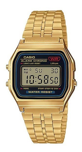 Relógio Casio Feminino Vintage Digital Dourado A159wgea-1df