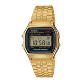 Relógio Casio Feminino Vintage Digital Dourado A159wgea-1df