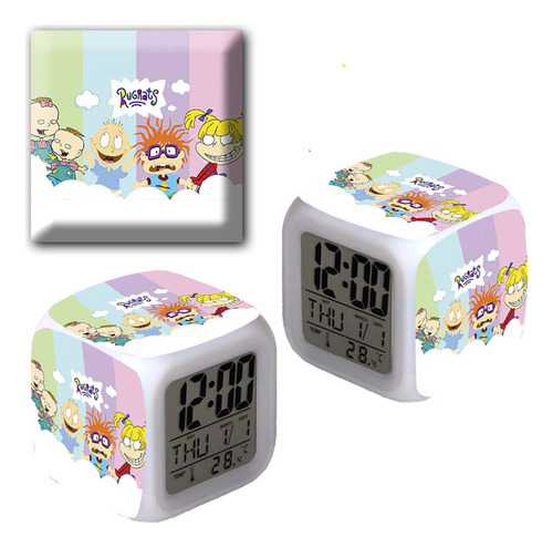 Reloj Despertador Iluminado Rugrats - Printek