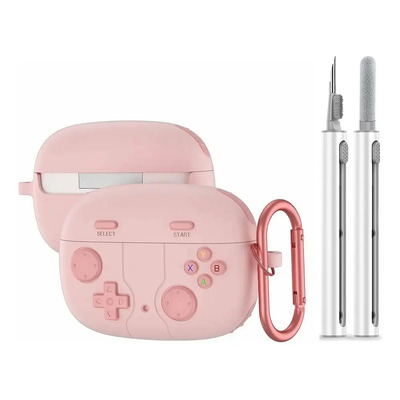 Funda Para Jbl Vibe Beam / Wave 200 Tws De Silicona Case Color Rosa