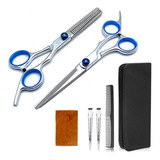 7 Pcs Kit De Tijeras Barbero Estilista Para Cortar Cabello