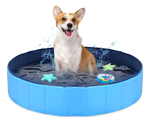 Lxiyu Piscina Plegable Mejorada Para Perros Y Mascotas, Pis.