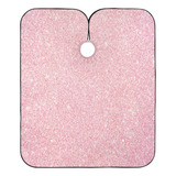 Blueangle Pink Glitter Texture Barber Cape Impermeable Capa 