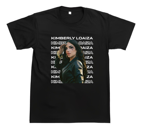 Playera Kimberly Loaiza, Lindura Mayor, Letras B&w Aesthetic