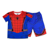 Spiderman Manga Corta Pantalones Cortos, Niños Deportiva Rop