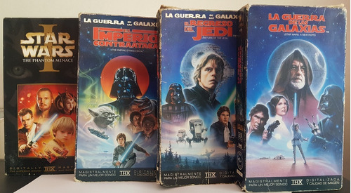 Peliculas Vhs Star Wars Coleccion 4 Peliculas