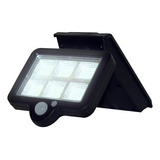 Lámpara Solar Exterior Sobreponer Luz Día Sensor Movimiento Color Negro Tecnolite 3solled17vcd65n