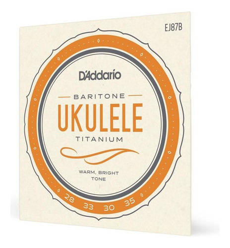 Encordoamento Ukulele Baritono D'addario Pro-arté Tita Ej87b