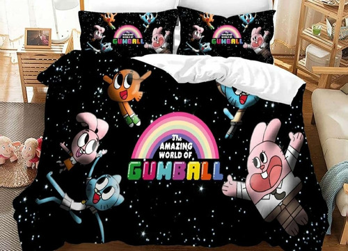 Cubrelechos Acolchados Gumball:)  Cama Doblé Semidoble O Sen