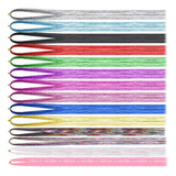 Cable De Extensión De Cabello De 14 Colores De 94 Cm, Kit De