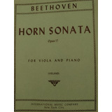 Beethoven Horn Sonata Opus 17 International Music Company 