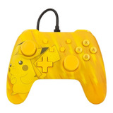 Controle Nintendo Switch C Fio Pokemon Pikachu Static Powera