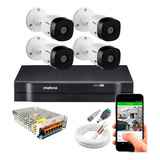 Kit 4 Câmeras Intelbras Full Hd 1220b Dvr 4 Canais Com Hd