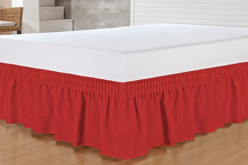 Saia Box Ajustável Pra Cama Casal Queen Size E King Size