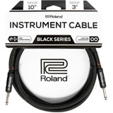 Roland Cable Plug 6.3 Monoaural 3m Ricb10, Serie Black, Rjd