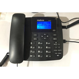 Telefone Celular Fixo Mesa Dual Chip Intelbras Cf4202 Preto