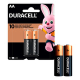 Pilas Aa Lr6 X2 1.5v Alcalina Duracell Dura Mas Mucho Mas