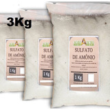 Fertilizante Sulfato De Amônia 3 Kg Adubo Materia Prima