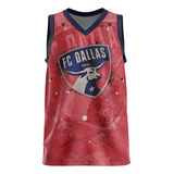 Musculosa Entrenamiento Kapho Futbol Dallas Fc Pink Niños