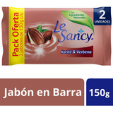 Jabón En Barra Le Sancy Karité Y Verbena 2 Un De 150 G