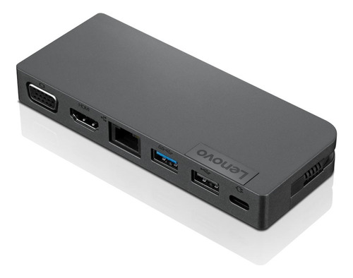 Hub Portátil Lenovo Powered Usb-c Preto L01ud027