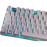 Oex Gamer Teclado Prismatic Usb Com Led-branco