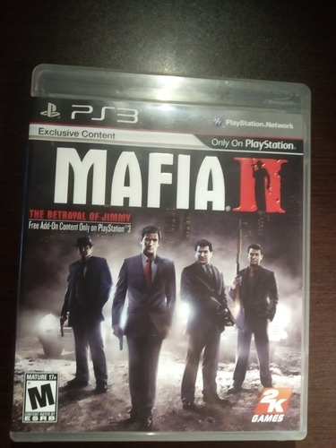 Mafia 2 Ps3 Mídia Física