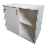 Mueble Bajo Biblioteca Archivero 90x45x75h C/est Y Pta Corr