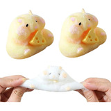 2 Piezas Squeeze Hamster Squishy Toy Para Aliviar El Estrés