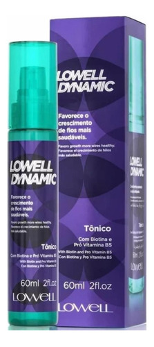 Tônico Dynamic 60ml Crescimento Capilar Lowell