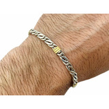 Pulsera Plata Oro Juliana Hombre  5mm Regalo Estuche